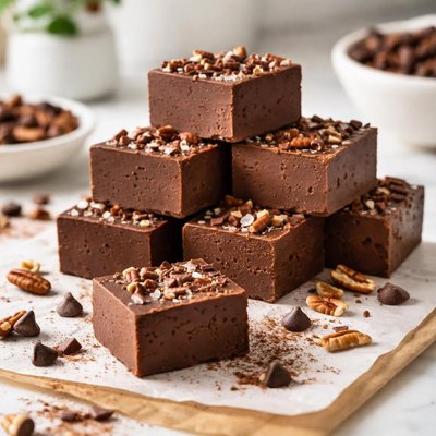 Image of Chocolate Cream Cheese Low Carb Fudge