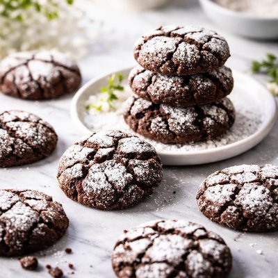 Image of Chocolate Crinkle Cookies