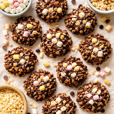 Image of Chocolate Crispy Rice Clusters