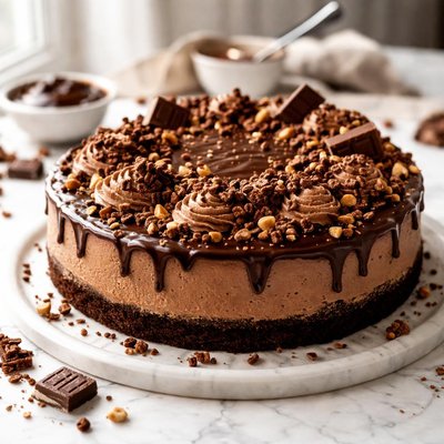 Image of Chocolate Crunch Cheesecake