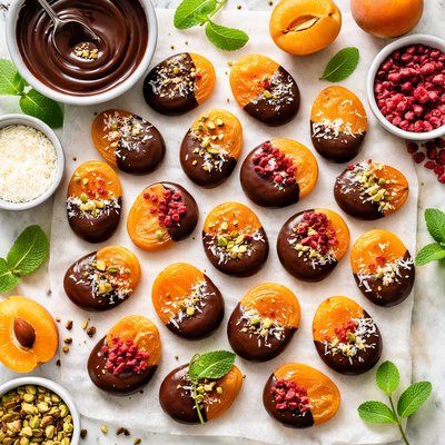 Image of Chocolate Dipped Apricots South Beach Phase 3