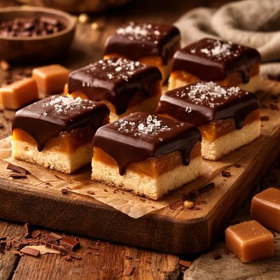 Image of Chocolate Dipped Caramel Squares