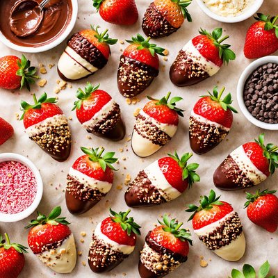 Image of Chocolate Double Dipped Strawberries