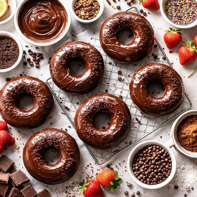Image of Chocolate Doughnuts