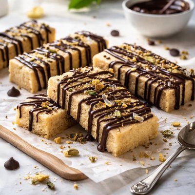 Image of Chocolate Drizzled Shortbread