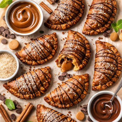 Image of Chocolate Dulce De Leche Empanadas