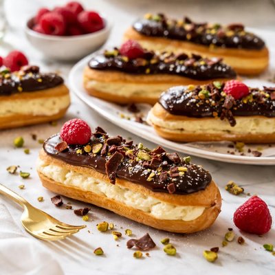 Image of Chocolate Eclair Dessert Yummy