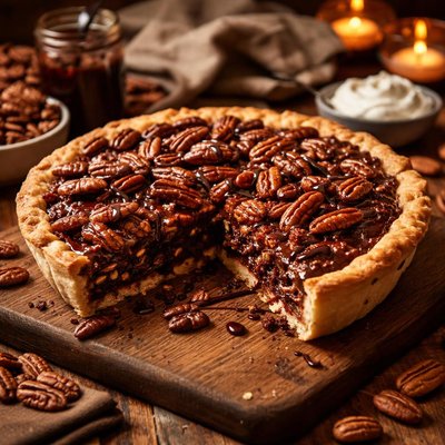Image of Chocolate Ecstasy Pecan Pie