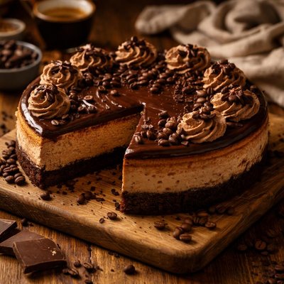 Image of Chocolate Espresso Cheesecake