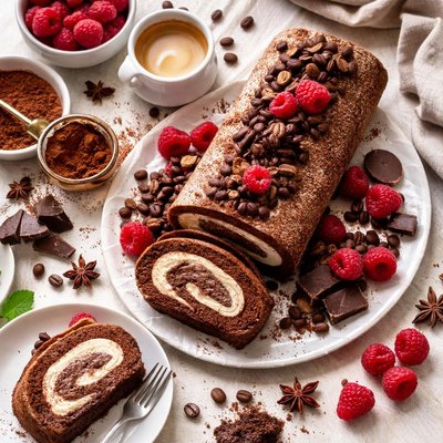 Image of Chocolate Espresso Roulade