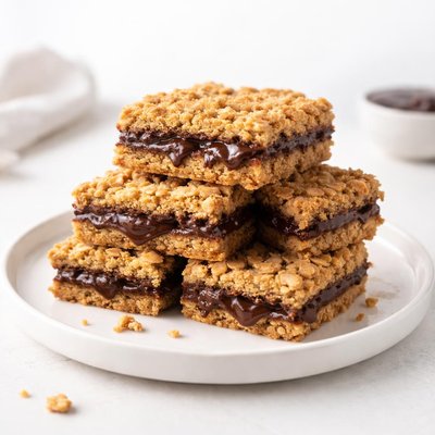 Image of Chocolate Filled Oatmeal Bars