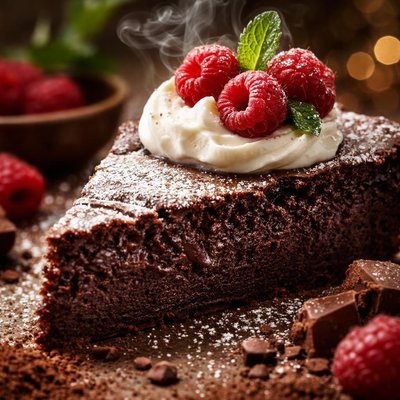 Image of Chocolate Flourless Torte Cake
