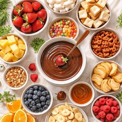 Image of Chocolate Fondue Easy