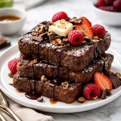 Image of Chocolate French Toast Pain Perdu by Melissa D Arabian