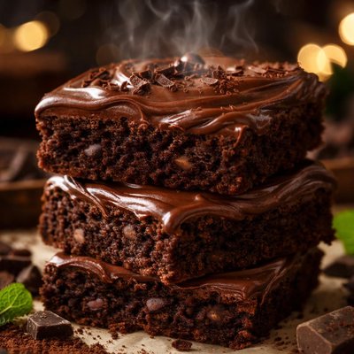 Image of Chocolate Frosted Brownies