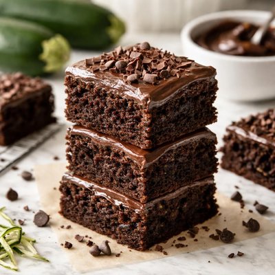 Image of Chocolate Frosting for Zucchini Brownies