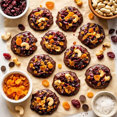 Image of Chocolate Fruit and Cashew Clusters