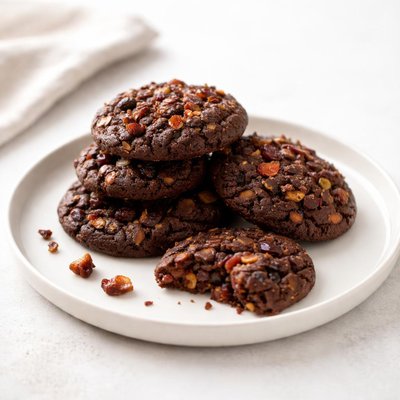 Image of Chocolate Fruitcake Cookies