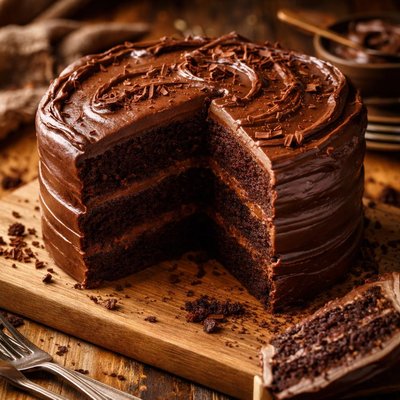Image of Chocolate Fudge Layer Cake