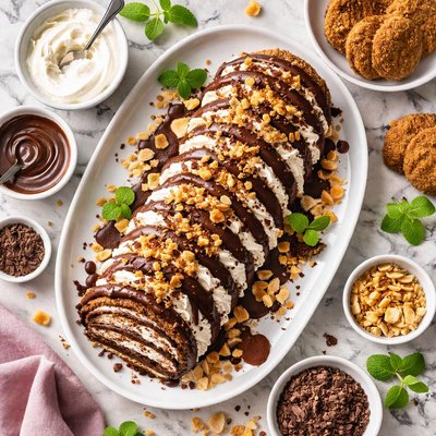 Image of Chocolate Gingernut Ripple Cake