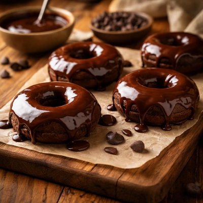 Image of Chocolate Glaze That Hardens When Cool
