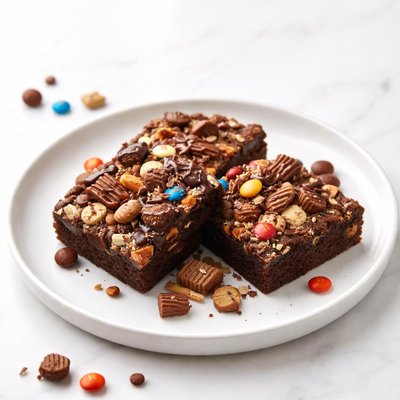 Image of Chocolate Grab Bag Brownies Use Up That Halloween Candy