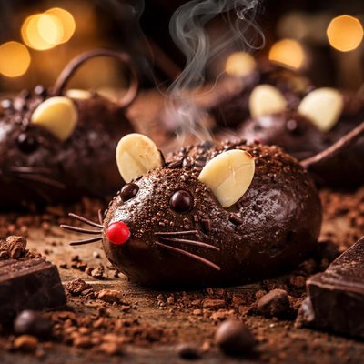 Image of Chocolate Halloween Mice