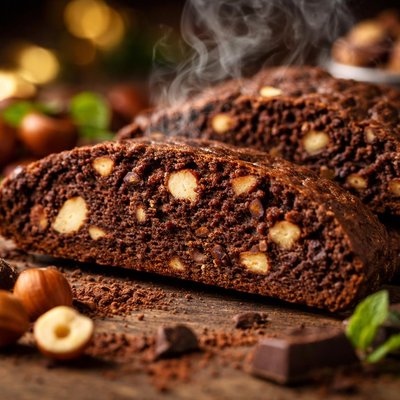 Image of Chocolate Hazelnut Biscotti