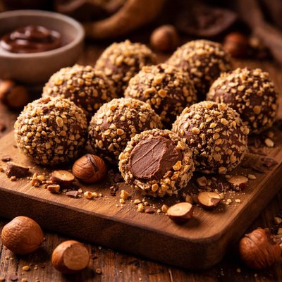 Image of Chocolate Hazelnut Truffles