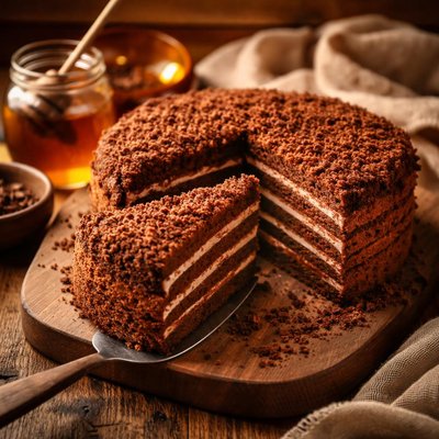Image of Chocolate Honey Cake