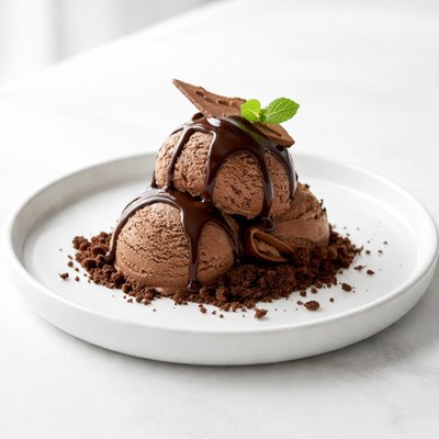 Image of Chocolate Ice Cream Dessert