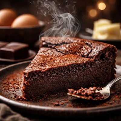 Image of Chocolate Idiot Cake Flourless Chocolate Cake