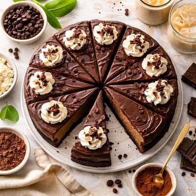 Image of Chocolate Irish Cream Cheesecake