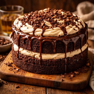 Image of Chocolate Irish Tipsy Cake