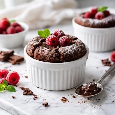 Image of Chocolate Italian Souffle Cakes