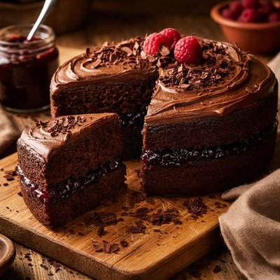 Image of Chocolate Jam Cake