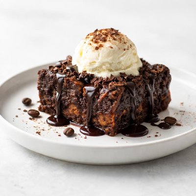 Image of Chocolate Kahlua Bread Pudding