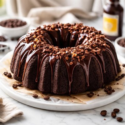 Image of Chocolate Kahlua Bundt Cake