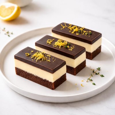 Image of Chocolate Lemon Cream Bars