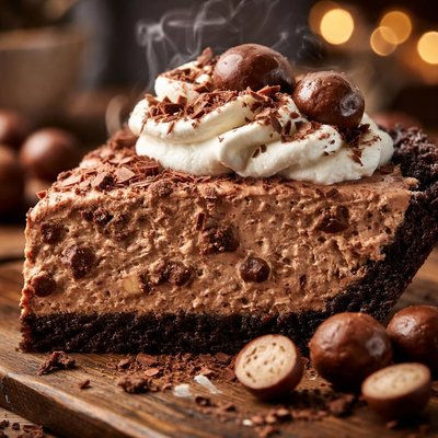 Image of Chocolate Malted Shoppe Pie