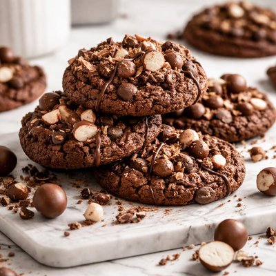 Image of Chocolate Malted Whopper Cookies