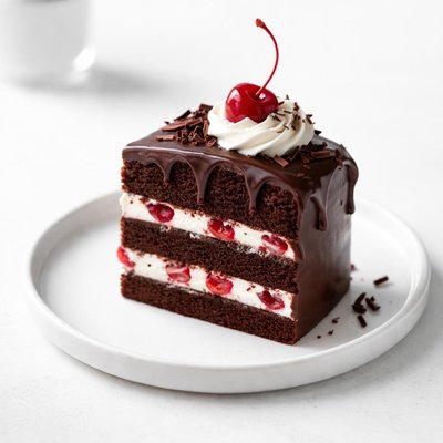 Image of Chocolate Maraschino Cherry Cake