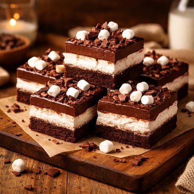 Image of Chocolate Marshmallow Cream Bars