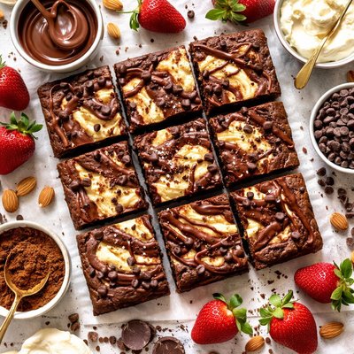 Image of Chocolate Mascarpone Brownies
