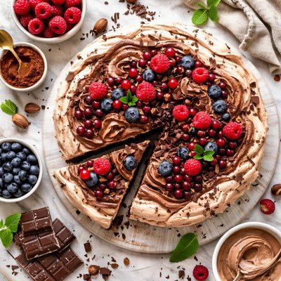 Image of Chocolate Meringue Cake