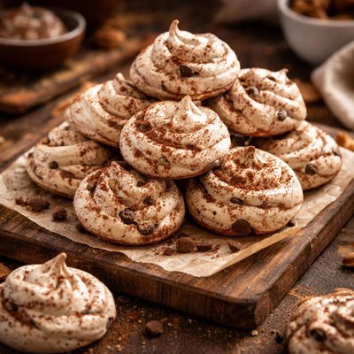 Image of Chocolate Meringue Cookies Low Calorie