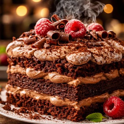 Image of Chocolate Meringue Gateau
