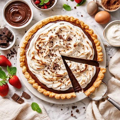 Image of Chocolate Meringue Pie