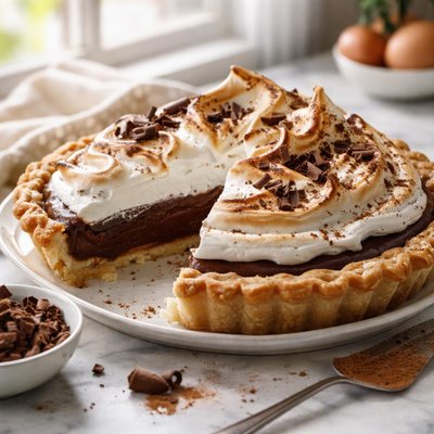 Image of Chocolate Meringue Pie the Best Ever