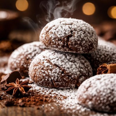 Image of Chocolate Mexican Wedding Cookies